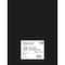 PA Paper™ Accents 8.5" x 11" 80lb. Black Smooth Cardstock, 50 Sheets